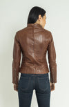 Jasmine-Moto l Noir - Cuir Dimitri